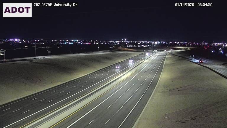 Traffic Cam Desert Heights Subdivision › East: L-202 EB 27.95 @University