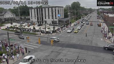 North Broadway Traffic in Columbus