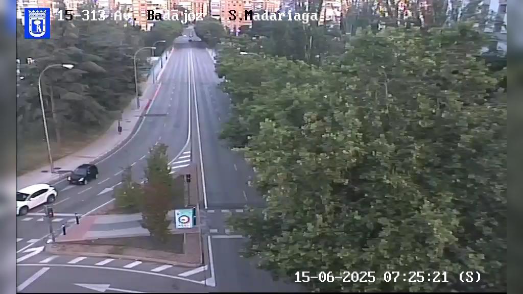 San Pascual Traffic in Badajoz Webcam