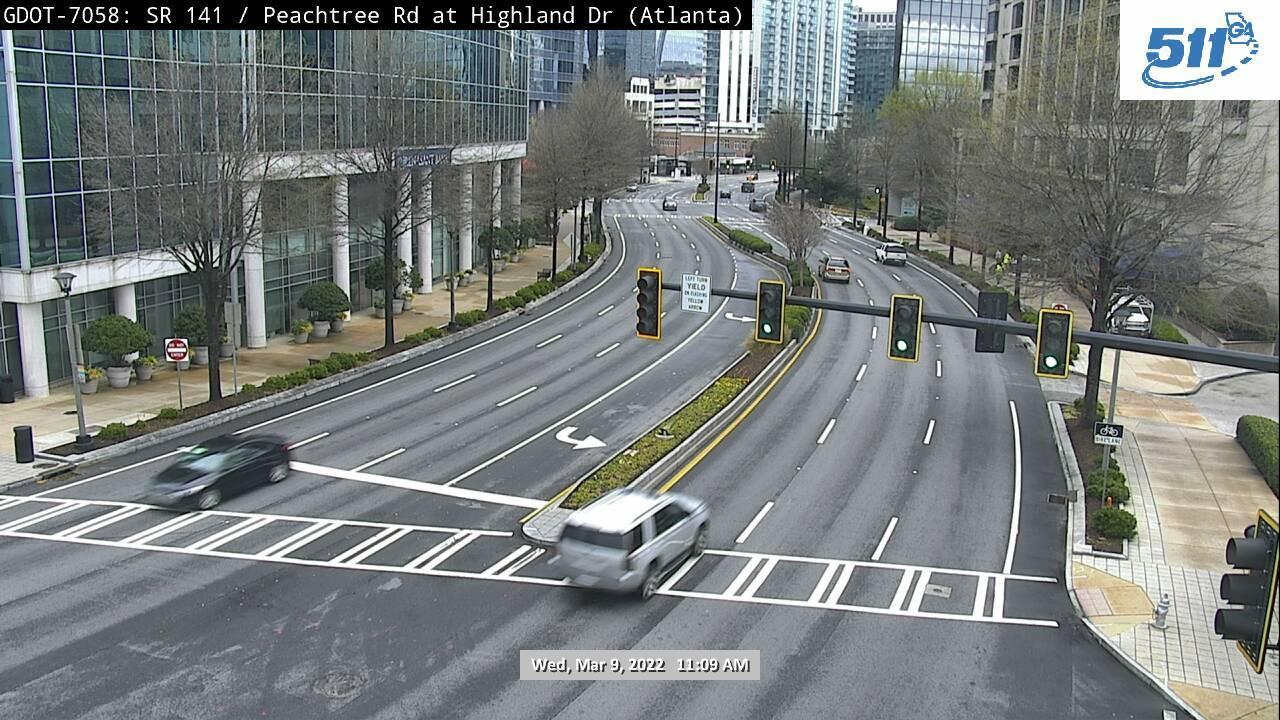 Traffic Cam Buckhead: ATL-CAM-