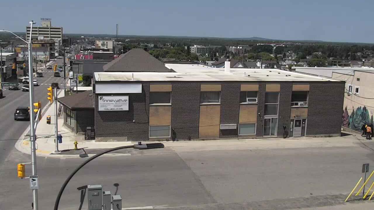 Timmins View: City Traffic and Landscape Webcam
