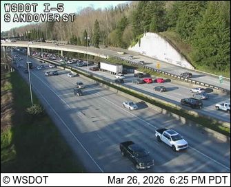 Traffic Cam Beacon Hill: I-5 at MP 162.7: S Andover St