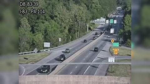 Traffic Cam Fairview Township: I-83 EXIT 39A (PA 114 LEWISBERRY RD)