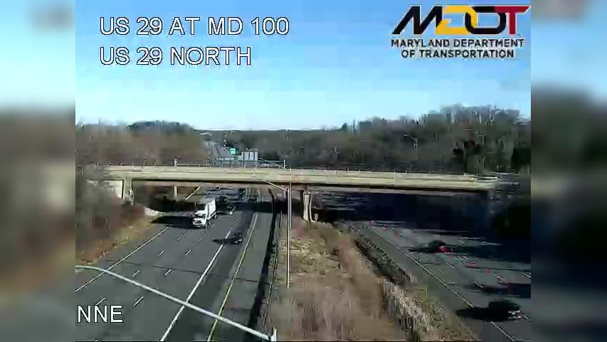 Traffic Cam Dunloggin: US 29 AT MD 100 (713021)