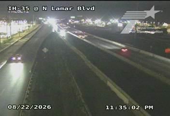 Traffic Cam Austin › North: I-35 @ N Lamar Blvd