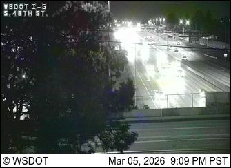 Traffic Cam Tacoma: I-5 at MP 131.2: S 48th St