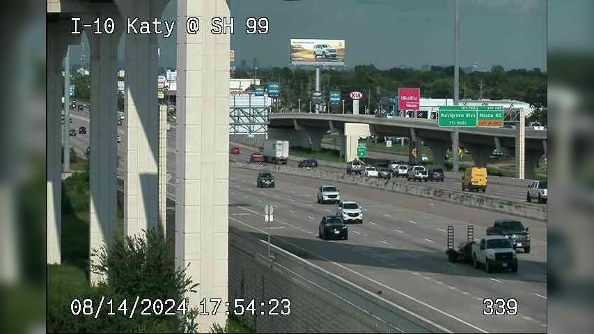 Traffic Cam Katy › West: I-10 - SH