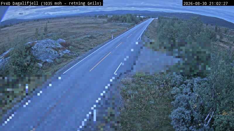 Traffic Cam Nore og Uvdal: F40 Dagalifjell (Geilo)
