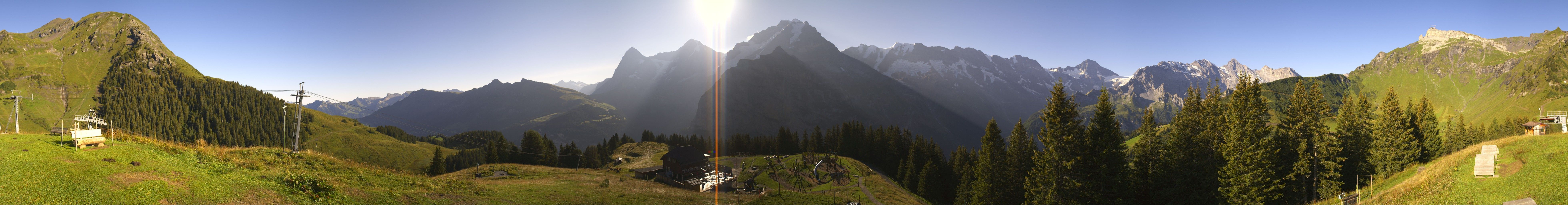 Allmihubel: Schilthorn - Jungfrau - Mönch - Eiger