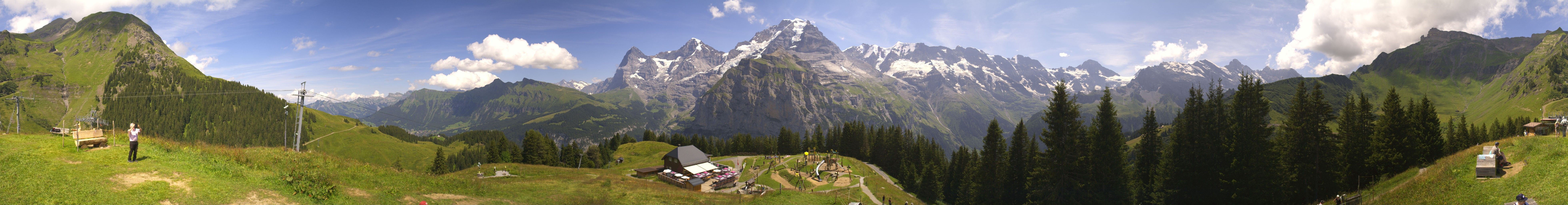 Allmihubel: Schilthorn - Jungfrau - Mönch - Eiger