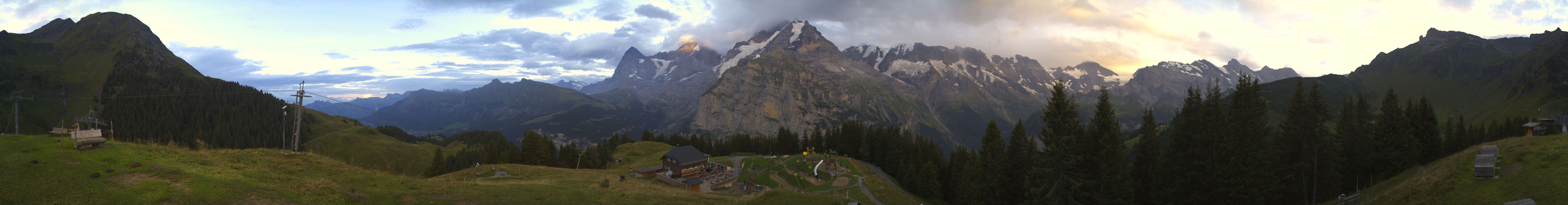 Allmihubel: Schilthorn - Jungfrau - Mönch - Eiger