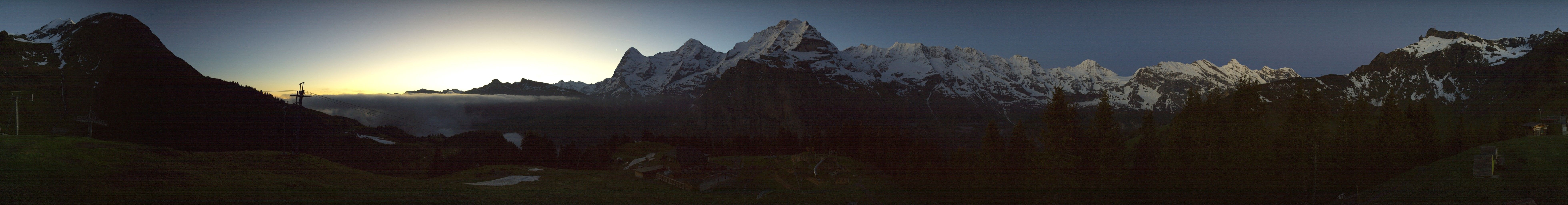 Allmihubel: Schilthorn - Jungfrau - Mönch - Eiger
