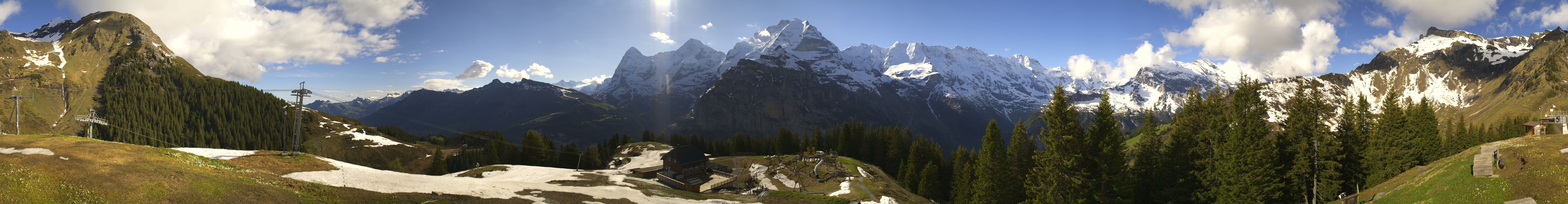 Allmihubel: Schilthorn - Jungfrau - Mönch - Eiger
