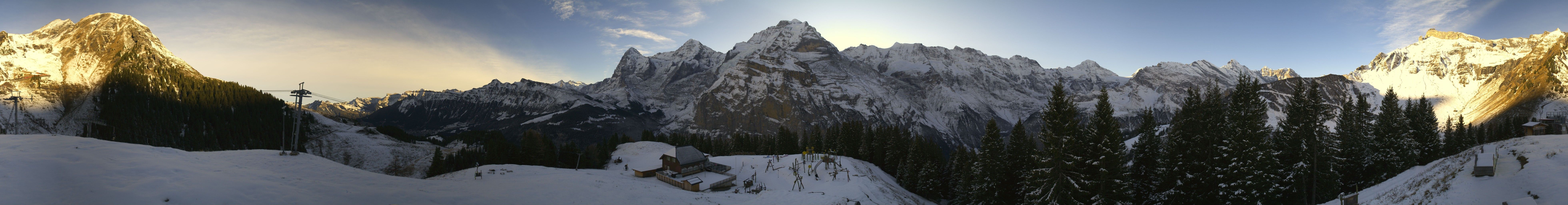 Allmihubel: Schilthorn - Jungfrau - Mönch - Eiger