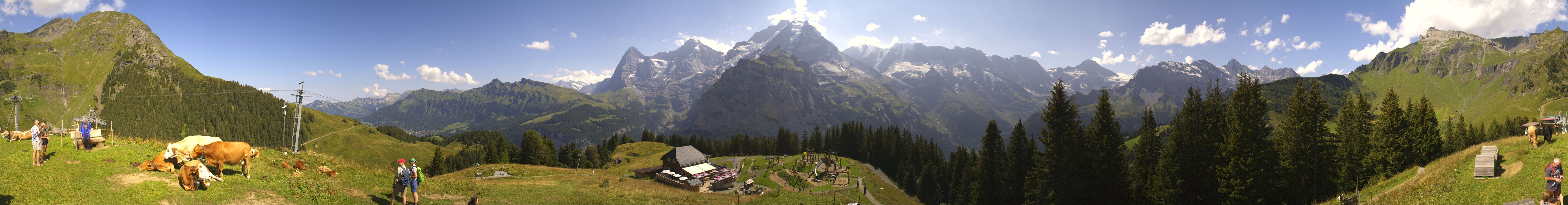 Allmihubel: Schilthorn - Jungfrau - Mönch - Eiger