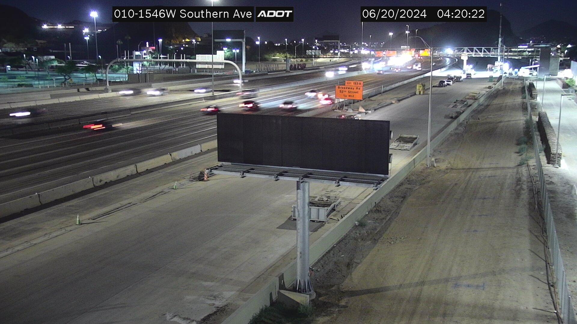 Traffic Cam Tempe: I-10 Southern ave