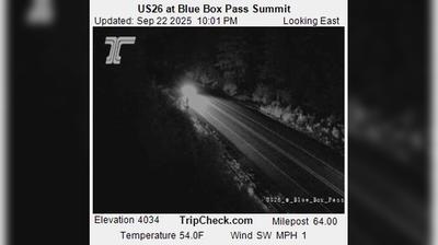 Wasco: US26 at Blue Box Pass Summit