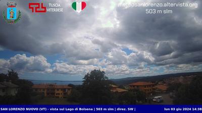 immagine della webcam nei dintorni di Gradoli: webcam San Lorenzo Nuovo