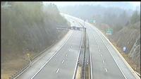 Sapjane: Primorsko-Goranska Autocesta A/E, junction RUPA, view in the direction of Rijeka