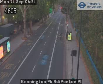 Traffic Cam London: Kennington Pk Rd/Penton Pl