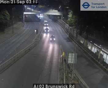 Traffic Cam Heathfield and Waldron: A102 Brunswick Rd