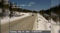 Norden > East: Hwy 80 at Donner Summit - Day time