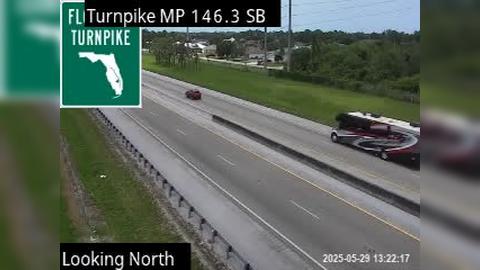 Traffic Cam Port St. Lucie: Tpke MM 146.3