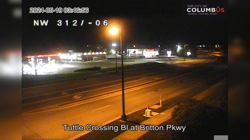 Traffic Cam Columbus: City of - Tuttle Crossing Blvd at Britton Pkwy
