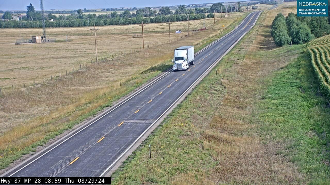 Traffic Cam Pine Creek Ranch › North: NE 87: S of Hay Springs: Hwy 87 North