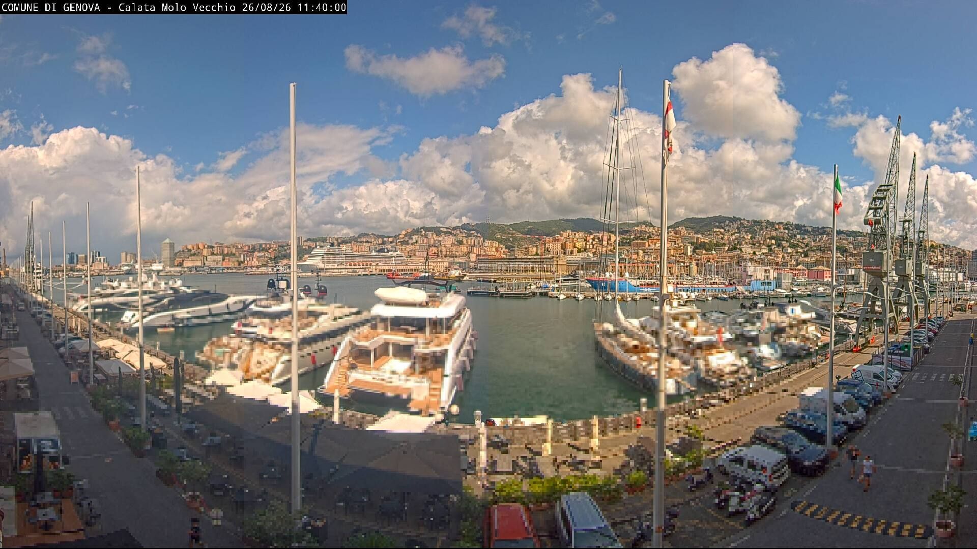 Traffic Cam Centro Est: Genoa - Porto Antico