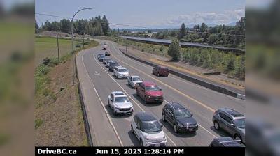 Courtenay › South: Hwy 19A at 17th Street Bridge in - looking southbound on Comox Rd