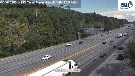 Traffic Cam Sandy Springs: GDOT-CAM-205--1
