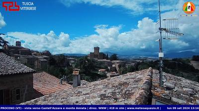 immagine della webcam nei dintorni di Città della Pieve: webcam Proceno