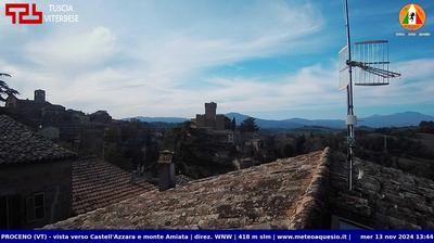 immagine della webcam nei dintorni di Saturnia: webcam Proceno