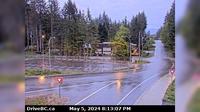 Area E > East: Hwy 3A & Hwy 31 at Busk Road near the Balfour inland ferry terminal entrance, looking at ferry parking lot - Attuale