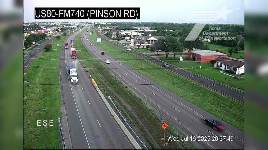 Traffic Cam Forney › East: US 80 @ FM740 (Pinson Rd)