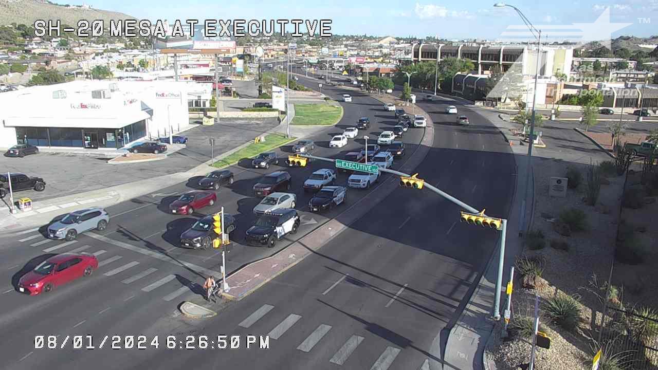Traffic Cam El Paso › West: SH-20/Mesa @ Executive