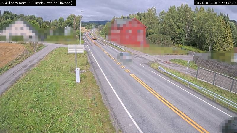 Traffic Cam Lovstad: R4 Åneby nord (Hakadal)