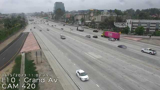 Traffic Cam West Covina › East: Camera 420 :: E10 - GRAND AVE: PM 38.4