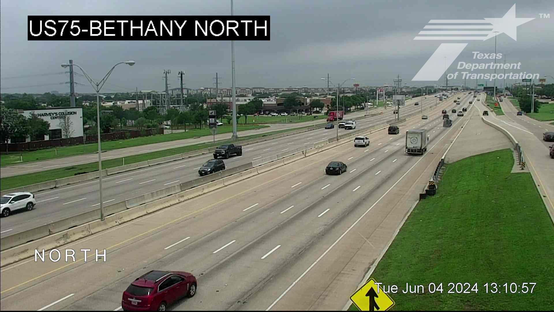 Traffic Cam Downtown Allen › North: US75 @ Bethany North