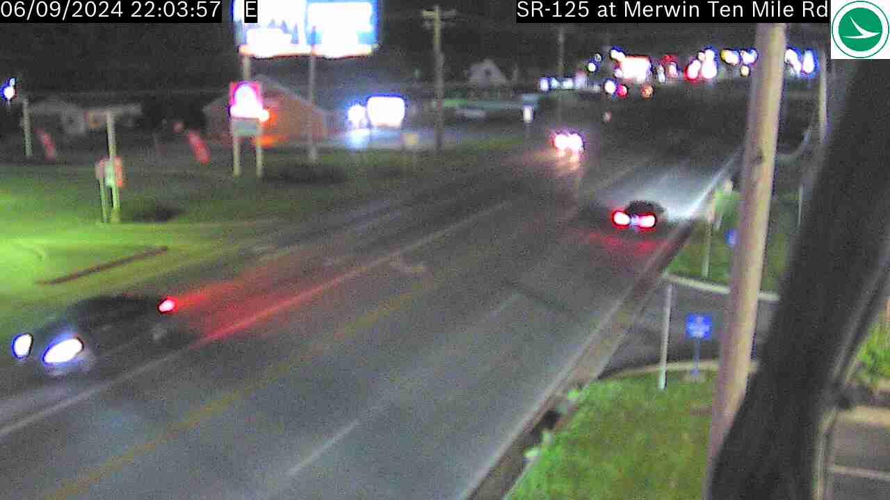 Traffic Cam Merwin: SR-125 at - Ten Mile Rd