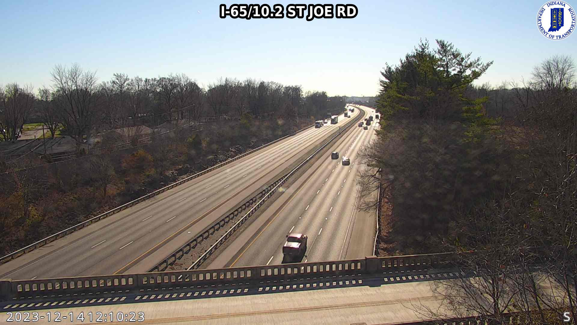 Traffic Cam Speed: I-65: I-65/10.2 ST JOE RD