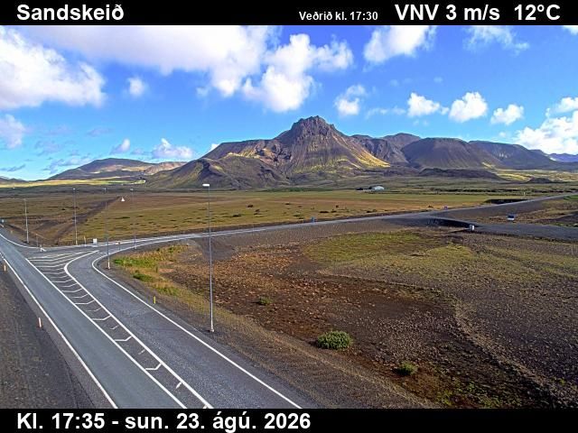 Traffic Cam Reykjavik: Sandskeid - airfield