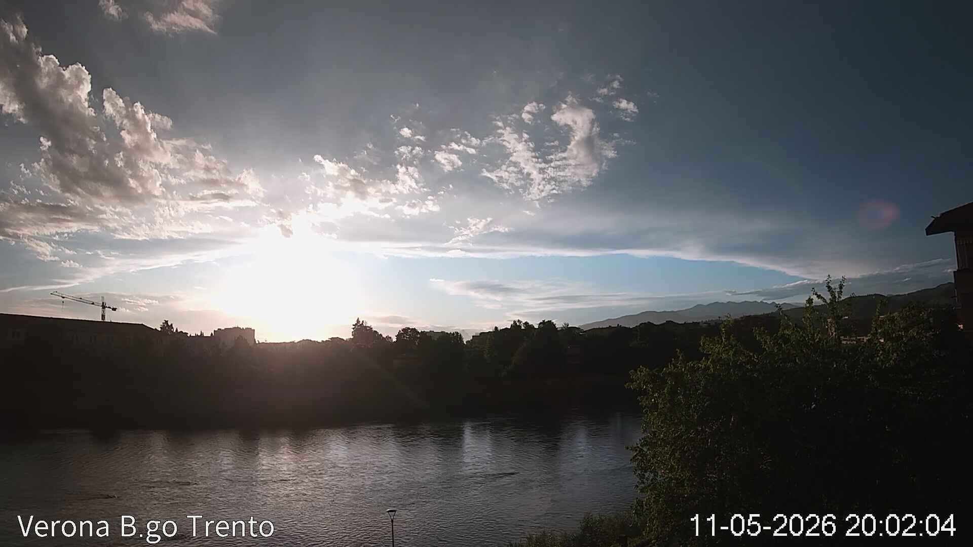 Traffic Cam Verona: Monte Baldo - Fiume Adige