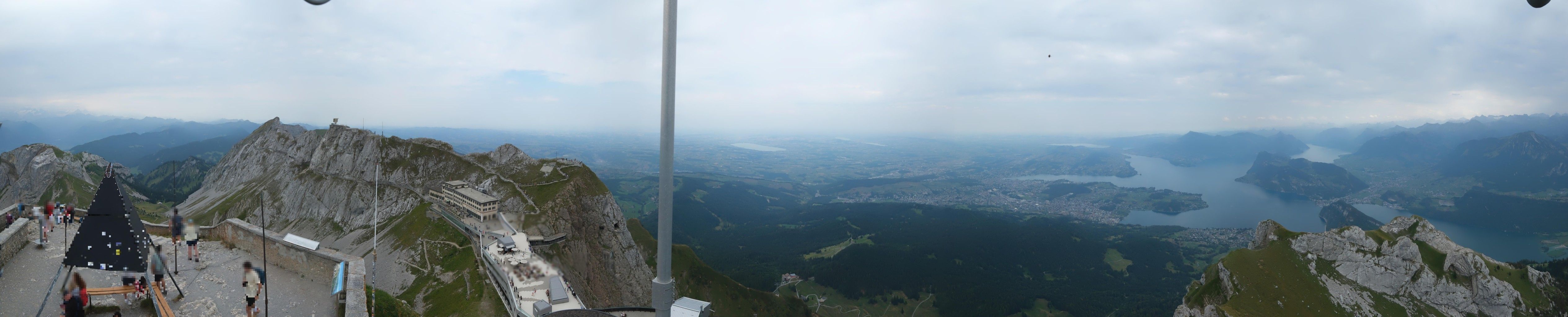 Alpnach › Nordosten: Pilatus Kulm - Bürgenstock - Lucerne - Vierwaldstättersee - Rigi Kulm