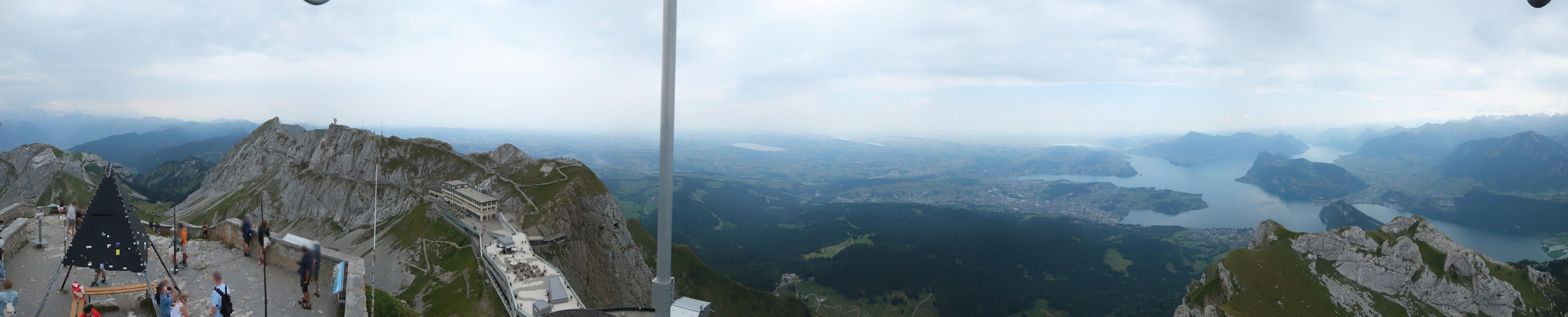 Alpnach › Nordosten: Pilatus Kulm - Bürgenstock - Lucerne - Vierwaldstättersee - Rigi Kulm