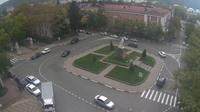 Туапсинское городское поселение: Туапсе - Краснодарский край, Россия: Камера установлена на жилом доме, на углу улиц Карла Маркса и Победы