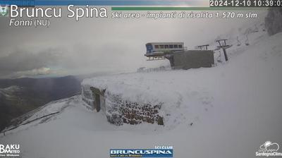 Preview delle webcam di Biddamanna Istrisaili › North: Bruncu Spina