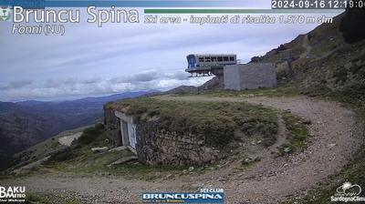 immagine della webcam nei dintorni di Orosei: webcam Bruncu Spina