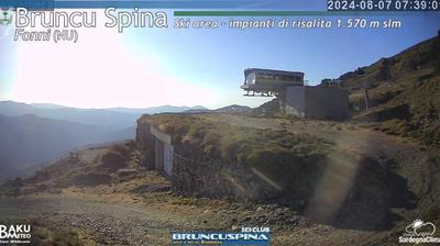 immagine della webcam nei dintorni di Villanova Tulo: webcam Bruncu Spina